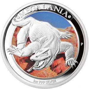 Australia / Silver Ounce 2014 Megalania - reverse photo