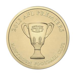 Australia / One Dollar 2013 AFL Premiers - Hawthorn Hawks - reverse photo