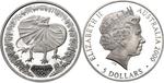 Australia / Silver Ounce 2000 Sydney Olympics - Frilled-necked Lizard - obverse photo
