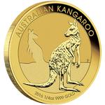 Gold Quarter Ounce 2016 Australian Kangaroo: Photo Coin, Australia, Gold Quarter Ounce 2016 Australian Kangaroo / thumbnail
