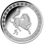 Silver Ounce 2014 Year of the Horse, RAM: Photo Coin, Australia, Silver Ounce 2014 Year of the Horse, RAM / thumbnail