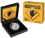Silver Ounce 2014 Road Sign - Koala: Photo Coin, Australia, Silver Ounce 2014 Road Sign - Koala / thumbnail