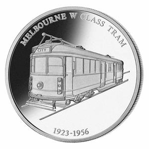 Australia / Medallion - Melbourne W-Class Tram - reverse photo