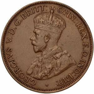 Australia / Halfpenny 1923 - obverse photo