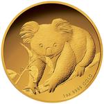 Gold Ounce 2010 Australian Koala, High Relief: Photo Coin, Australia, Gold Ounce 2010 Australian Koala / thumbnail