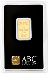Australia / Gold Five Grams Bar - ABC Bullion - reverse photo