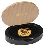 Gold Ounce 2018 Year of the Dog - Coloured: Photo Coin, Australia, Gold Ounce 2018 Year of the Dog - Coloured / thumbnail