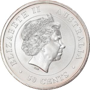 Australia / Silver Half Ounce 2015 Great Hammerhead Shark - obverse photo