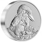 Australia / Silver Ten Ounces 2020 Mother and Baby Kookaburra - reverse photo