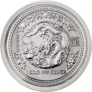 Australia / One Kilo Silver 2000 - reverse photo