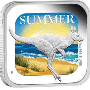 Australia / Silver Ounce 2013 Summer - reverse photo