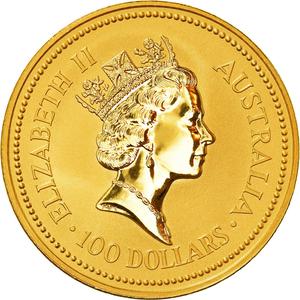 Australia / Gold Ounce 1993 Australian Nugget - obverse photo