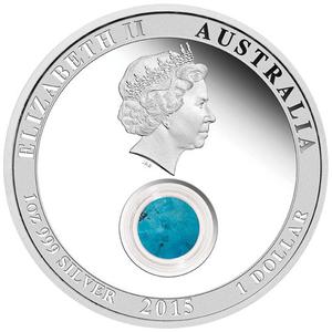 Australia / Silver Ounce 2015 Treasures of the World - North America - obverse photo