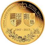 Gold Two Ounces 2017 Royal Wedding Anniversary: Photo Coin, Australia, Gold Two Ounces 2017 Royal Wedding Anniversary / thumbnail