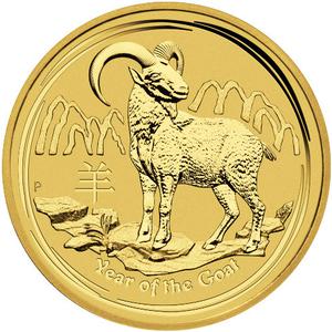 Australia / Gold Tenth-Ounce 2015 Year of the Goat - reverse photo