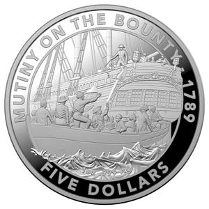 Australia / Silver Ounce 2019 Mutiny on the Bounty - reverse photo