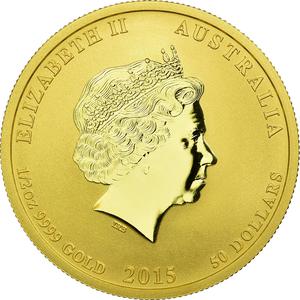 Australia / Gold Half Ounce 2015 Year of the Goat - obverse photo