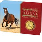 Gold Ounce 2014 Year of the Horse: Photo Coin, Australia, Gold Ounce 2014 Year of the Horse / thumbnail