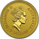 Gold Twentieth-Ounce 2000 Australian Nugget: Photo Coin, Australia, Gold Twentieth-Ounce 2000 Australian Nugget / thumbnail