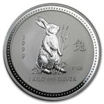 Silver Kilo 1999 Year of the Rabbit: Photo Coin, Australia, Silver Kilo 1999 Year of the Rabbit / thumbnail