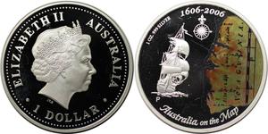 Australia / Silver Ounce 2006 Australia on the Map - obverse photo