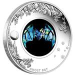Silver Ounce 2015 Opal - Ghost Bat: Photo Coin, Australia, Silver Ounce 2015 Opal - Ghost Bat / thumbnail