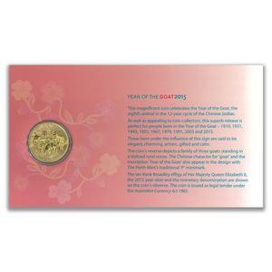 Australia / One Dollar 2015 Year of the Goat - obverse photo