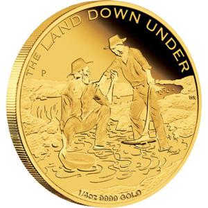 Australia / Gold Quarter Ounce 2014 Gold Rush - reverse photo