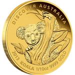 Gold Half Ounce 2013 Discover Australia - Koala: Photo Coin, Australia, Gold Half Ounce 2013 Discover Australia - Koala / thumbnail