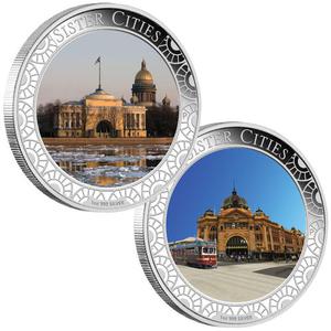 Australia / Silver Ounce 2013 Sister Cities - reverse photo