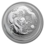 Silver Ounce 2012 Year of the Dragon: Photo 2012 Australia 1 oz Silver Year of the Dragon BU (Series II) / thumbnail