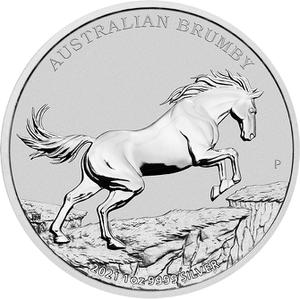 Australia / Silver Ounce 2021 Australian Brumby - reverse photo