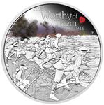 Silver Ounce 2016 Be Worthy of Them: Photo Coin, Australia, Silver Ounce 2016 Be Worthy of Them / thumbnail