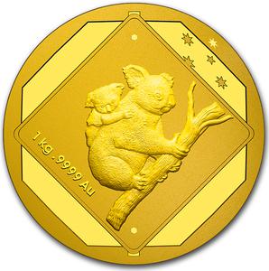 Australia / Gold Kilo 2014 Road Sign - Koala - reverse photo