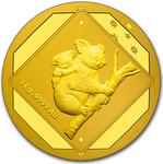 Gold Kilo 2014 Road Sign - Koala: Photo Coin, Australia, Gold Kilo 2014 Road Sign - Koala / thumbnail