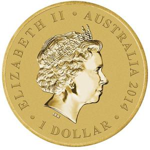 Australia / One Dollar 2014 Centenary of Military Aviation - obverse photo