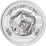 Australia / Silver Two Ounces 2000 Year of the Dragon - reverse photo