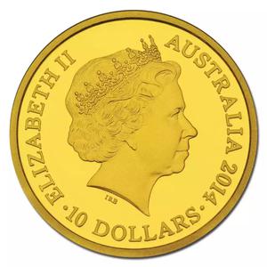 Australia / Gold Tenth-Ounce 2014 Year of the Horse, RAM - obverse photo