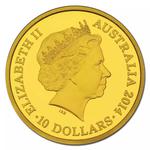 Gold Tenth-Ounce 2014 Year of the Horse, RAM: Photo Coin, Australia, Gold Tenth-Ounce 2014 Year of the Horse, RAM / thumbnail