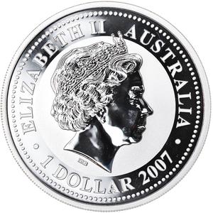Australia / Silver Ounce 2008 Year of the Rat - obverse photo