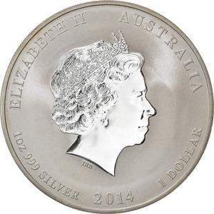 Australia / Silver Ounce 2014 Year of the Horse - obverse photo