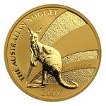 Gold Ounce 2007 Australian Nugget: Photo Coin, Australia, Gold Ounce 2007 Australian Nugget / thumbnail