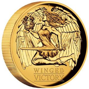 Australia / Gold Ounce 2021 Winged Victory - reverse photo