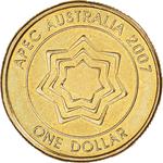 One Dollar 2007 APEC: Photo Coin, Australia, Elizabeth II Dollar - 2007 / thumbnail