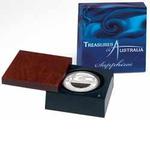 Silver Ounce 2007 Treasures of Australia - Sapphires: Photo Coin, Australia, Silver Ounce 2007 Treasures of Australia - Sapphires / thumbnail