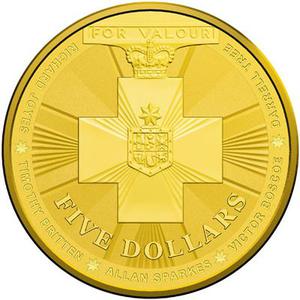 Australia / Silver Ounce 2015 Australian Bravery - reverse photo