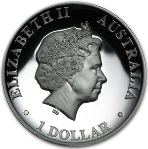 Australia / Silver Ounce 2015 Australian Kangaroo, High Relief - obverse photo