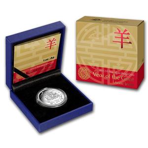 Australia / Silver Ounce 2015 Year of the Goat, RAM - reverse photo