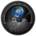 Silver Ounce 2019 Moon Landing, Domed: Photo Coin, Australia, Silver Ounce 2019 Moon Landing, Domed / thumbnail