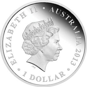 Australia / Silver Ounce 2013 James Cook - obverse photo